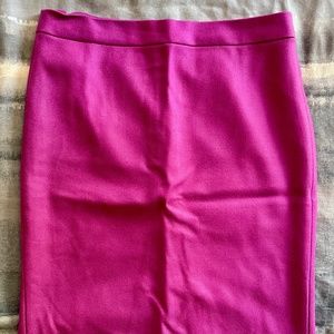 Purple wool J Crew pencil skirt, size 10